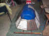 Rear view of robot
