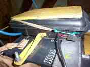 Receiver Switch with melted pull string.
