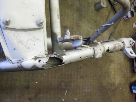 Frame Rust Holes
